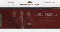 Desktop Screenshot of intermountainlegal.net